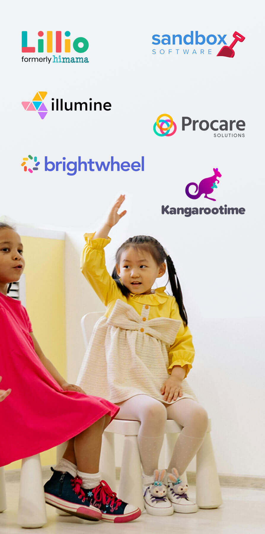 Daycare bookkeeping Canada, Child care bookkeeping daycare management software logos.